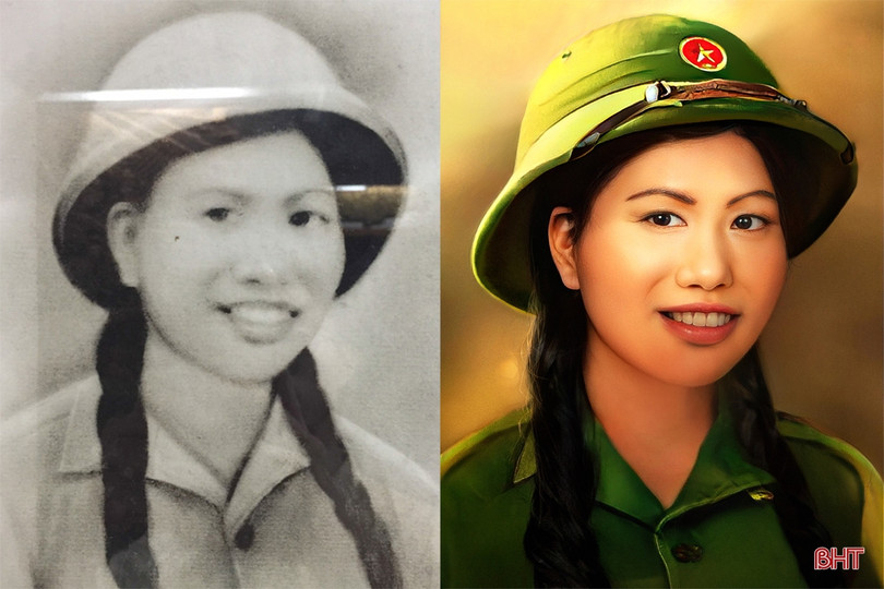 Xem ảnh phục dựng chân dung 10 liệt nữ TNXP Ngã ba Đồng Lộc