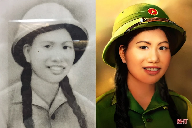 Xem ảnh phục dựng chân dung 10 liệt nữ TNXP Ngã ba Đồng Lộc