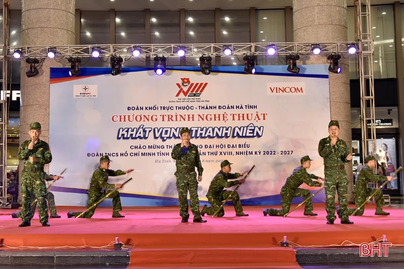 Đặc sắc chương trình nghệ thuật chào mừng thành công Đại hội Đoàn toàn tỉnh Hà Tĩnh