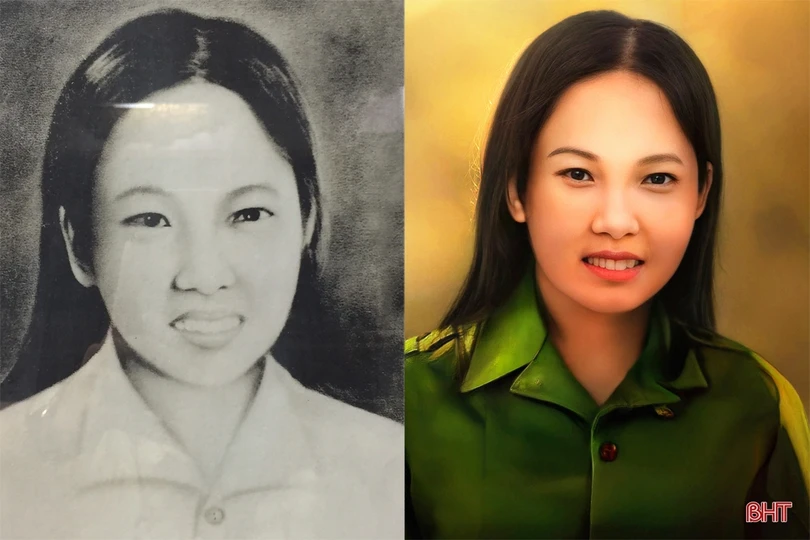 Xem ảnh phục dựng chân dung 10 liệt nữ TNXP Ngã ba Đồng Lộc