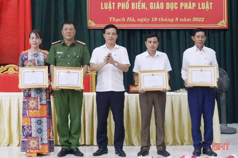 Đổi mới hình thức tuyên truyền, phổ biến pháp luật cho người dân Thạch Hà