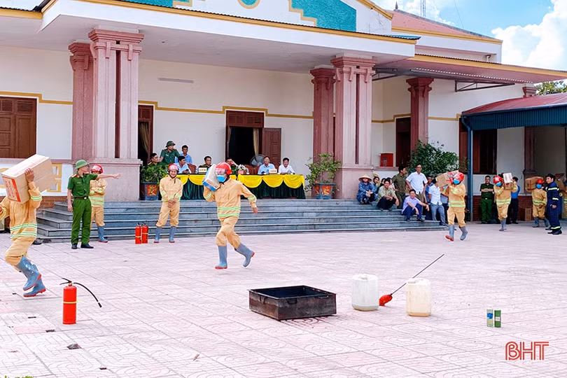 Ra mắt mô hình “Tổ liên gia an toàn PCCC” đầu tiên ở Cẩm Xuyên