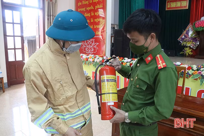 Phát huy hiệu quả phương châm “4 tại chỗ” trong phòng cháy, chữa cháy ở Hà Tĩnh