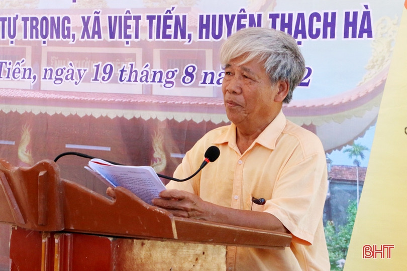 Khánh thành nhà tưởng niệm tại Di tích Chứng tích tội ác chiến tranh Trường cấp III Lý Tự Trọng