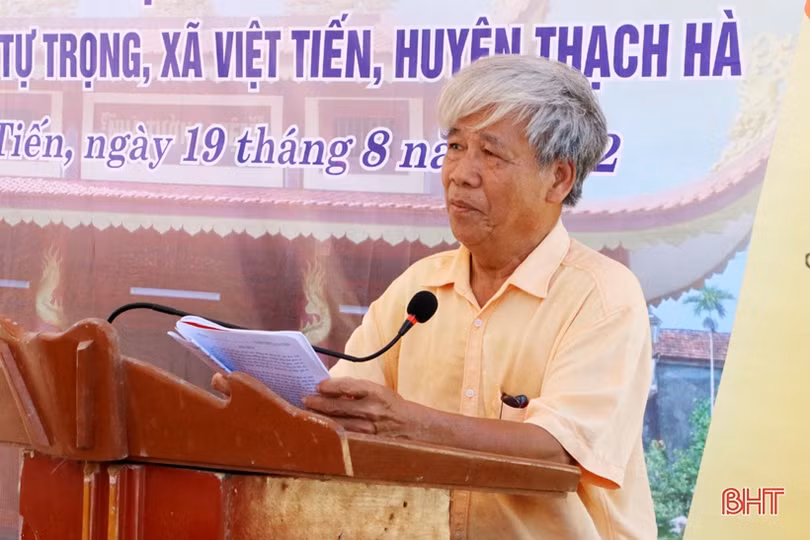 Khánh thành nhà tưởng niệm tại Di tích Chứng tích tội ác chiến tranh Trường cấp III Lý Tự Trọng