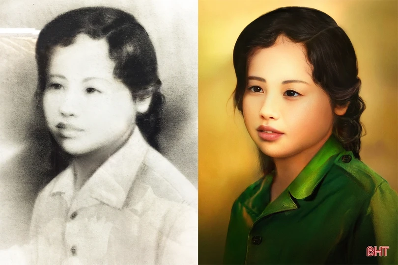 Xem ảnh phục dựng chân dung 10 liệt nữ TNXP Ngã ba Đồng Lộc