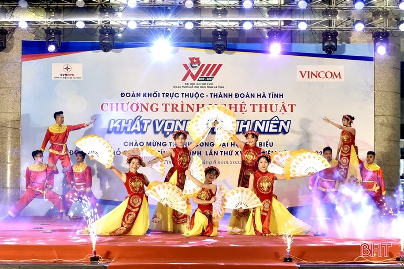 Đặc sắc chương trình nghệ thuật chào mừng thành công Đại hội Đoàn toàn tỉnh Hà Tĩnh