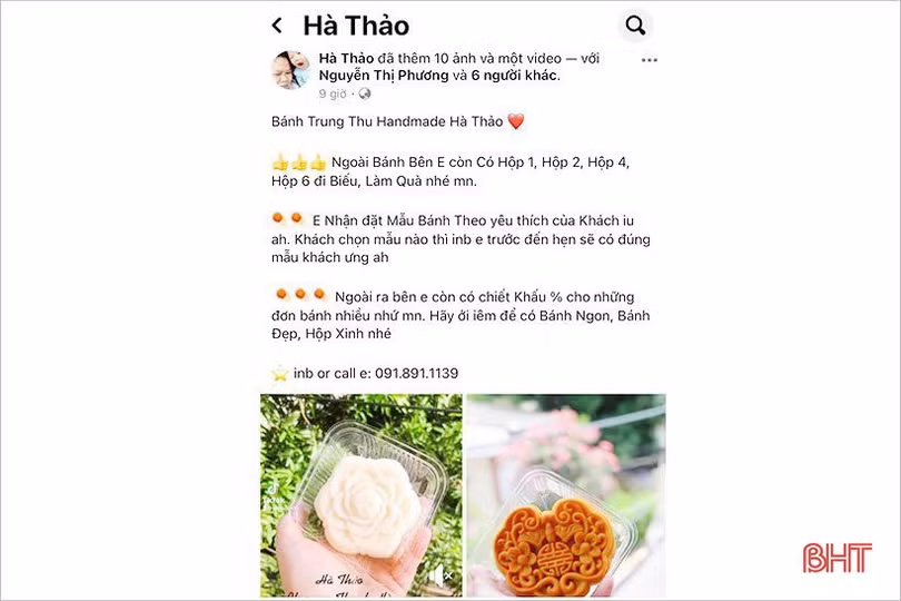 Bánh trung thu “tung tăng” xuống phố ở Hà Tĩnh
