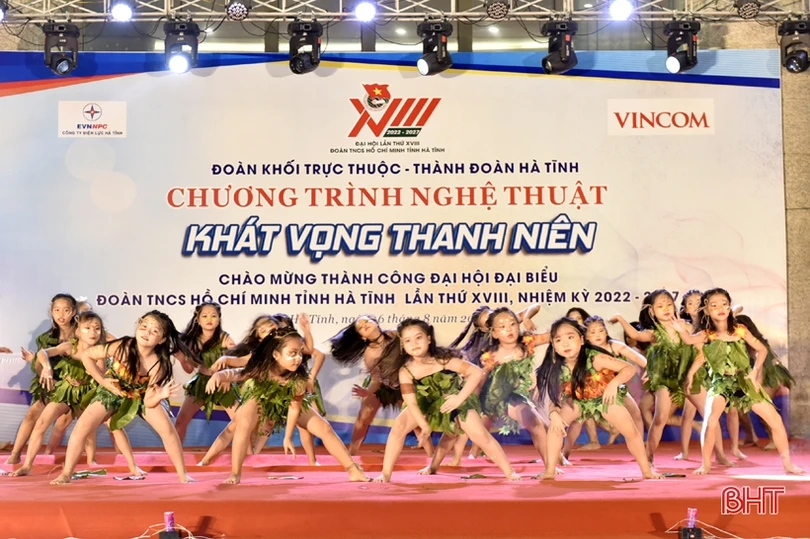 Đặc sắc chương trình nghệ thuật chào mừng thành công Đại hội Đoàn toàn tỉnh Hà Tĩnh