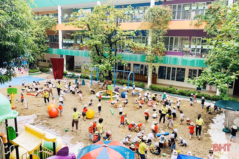 Độc đáo lễ hội cát SANDY WEEK” của các bé mầm non Trí Đức