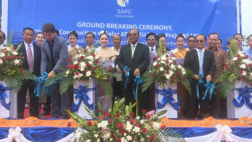 Doanh nghiệp Lào xây dựng dự án điện mặt trời 69,2 triệu USD