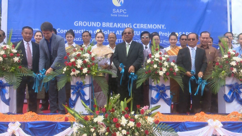 Doanh nghiệp Lào xây dựng dự án điện mặt trời 69,2 triệu USD