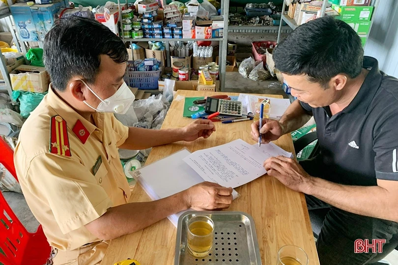 50 ngày cao điểm, Thạch Hà xử lý 246 trường hợp vi phạm trật tự ATGT