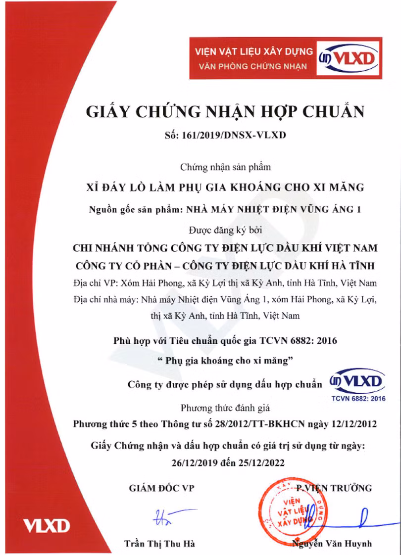 Tro, xỉ nhiệt điện ở Hà Tĩnh không phải chất thải nguy hại, đủ điều kiện làm vật liệu xây dựng!