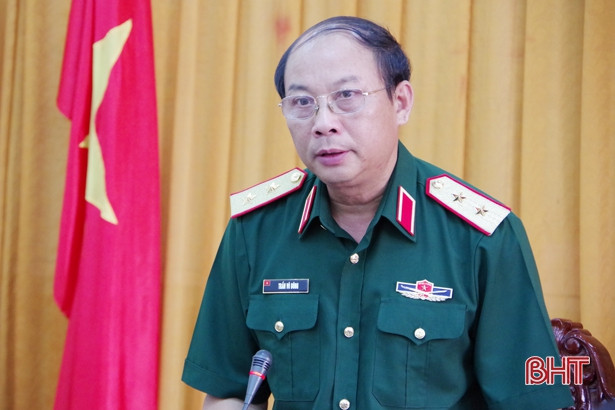 Trung tướng Trần Võ Dũng: Đại hội Đảng bộ Quân sự Hà Tĩnh phải mẫu mực để các nơi khác học tập