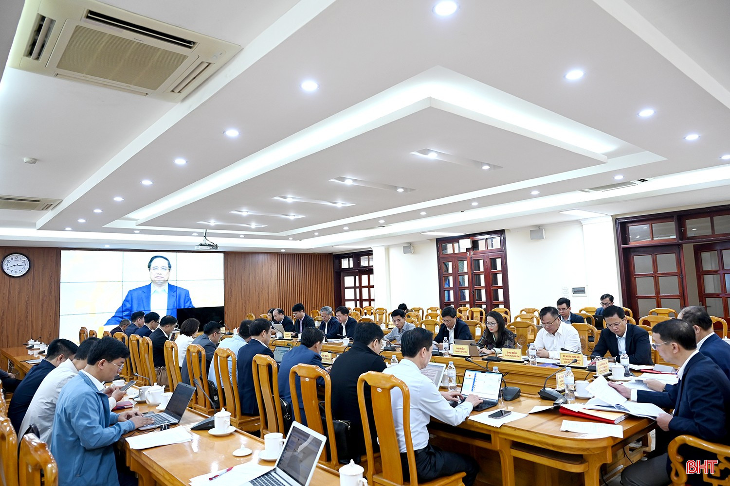 Điểm cầu Hà Tĩnh.