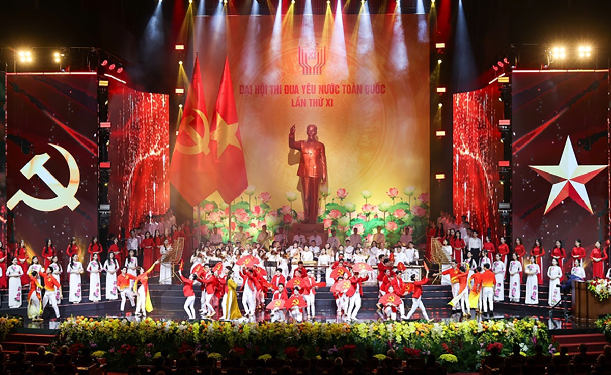 Chương trình nghệ thuật tại đại hội - Ảnh: VGP/Nhật Bắc.