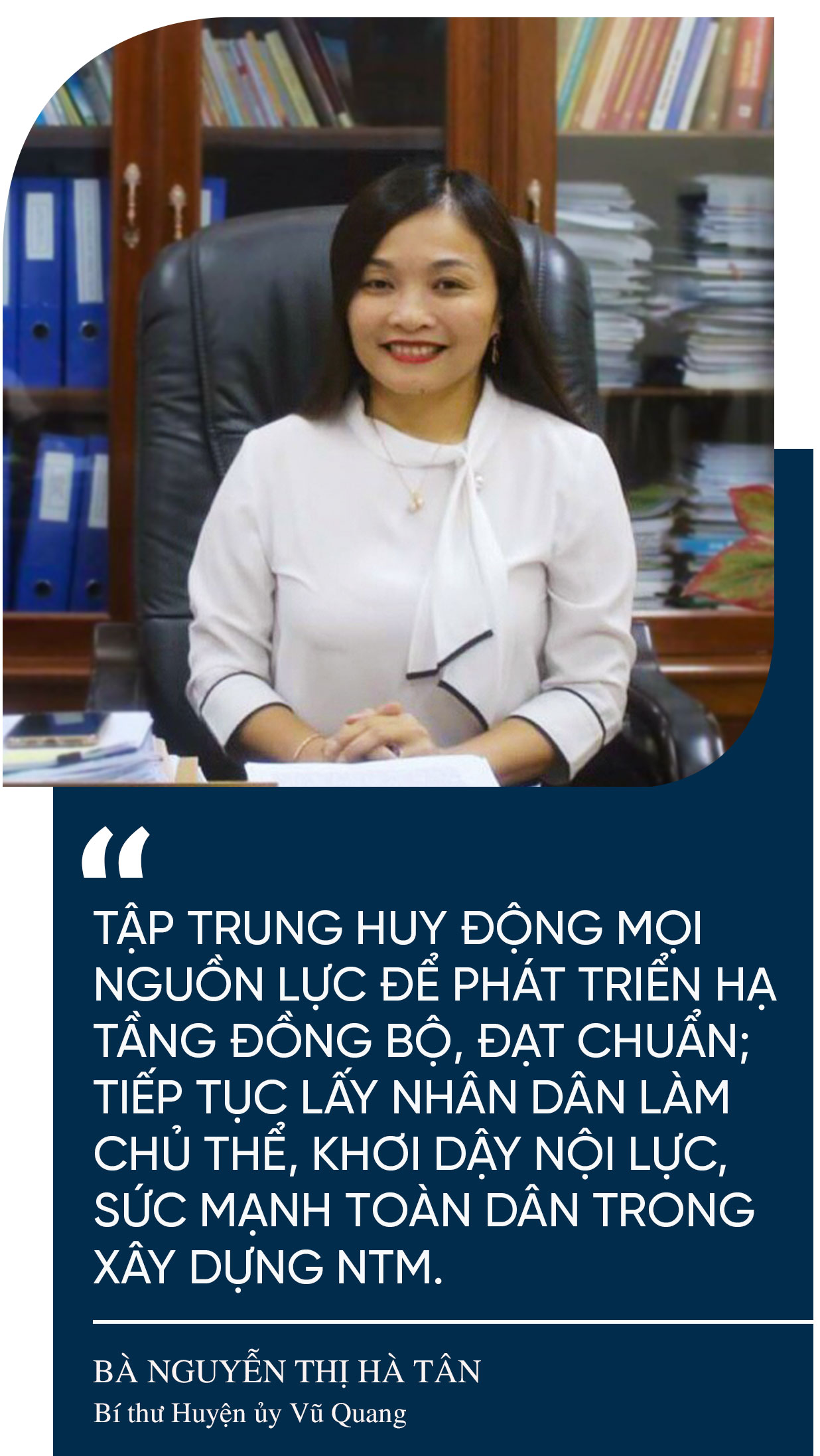 Xây dựng nông thôn mới ở Vũ Quang - “chỉ có khởi đầu, không có kết thúc” (bài 2): Tiếp tục bứt phá, tiến tới huyện nông thôn mới nâng cao ảnh 18 Xây dựng nông thôn mới ở Vũ Quang - “chỉ có khởi đầu, không có kết thúc” (bài 2): Tiếp tục bứt phá, tiến tới huyện nông thôn mới nâng cao