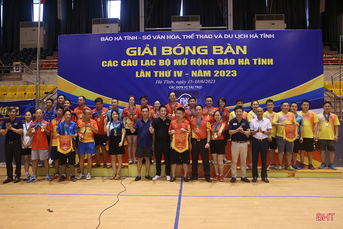 Giải Bóng bàn các CLB mở rộng Báo Hà Tĩnh năm 2023 thành công tốt đẹp
