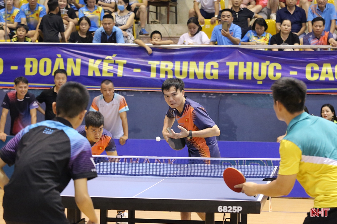 Giải Bóng bàn các CLB mở rộng Báo Hà Tĩnh năm 2023 thành công tốt đẹp