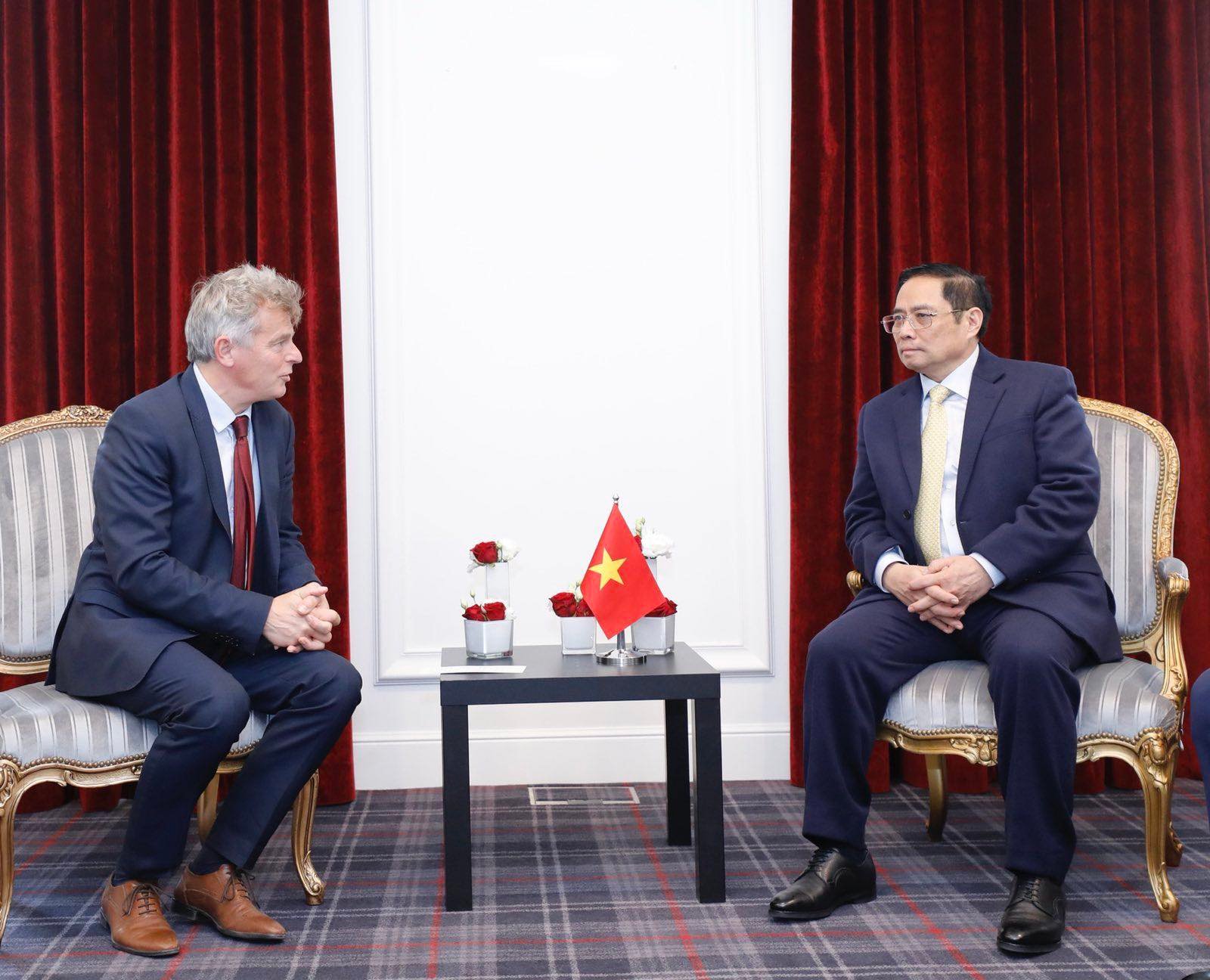 Thủ tướng Chính phủ Phạm Minh Chính tiếp đồng chí Fabien Roussel, Bí thư toàn quốc Đảng Cộng sản Pháp Một Việt Nam tự tin, trách nhiệm, chân thành và khát vọng vươn lên mạnh mẽ