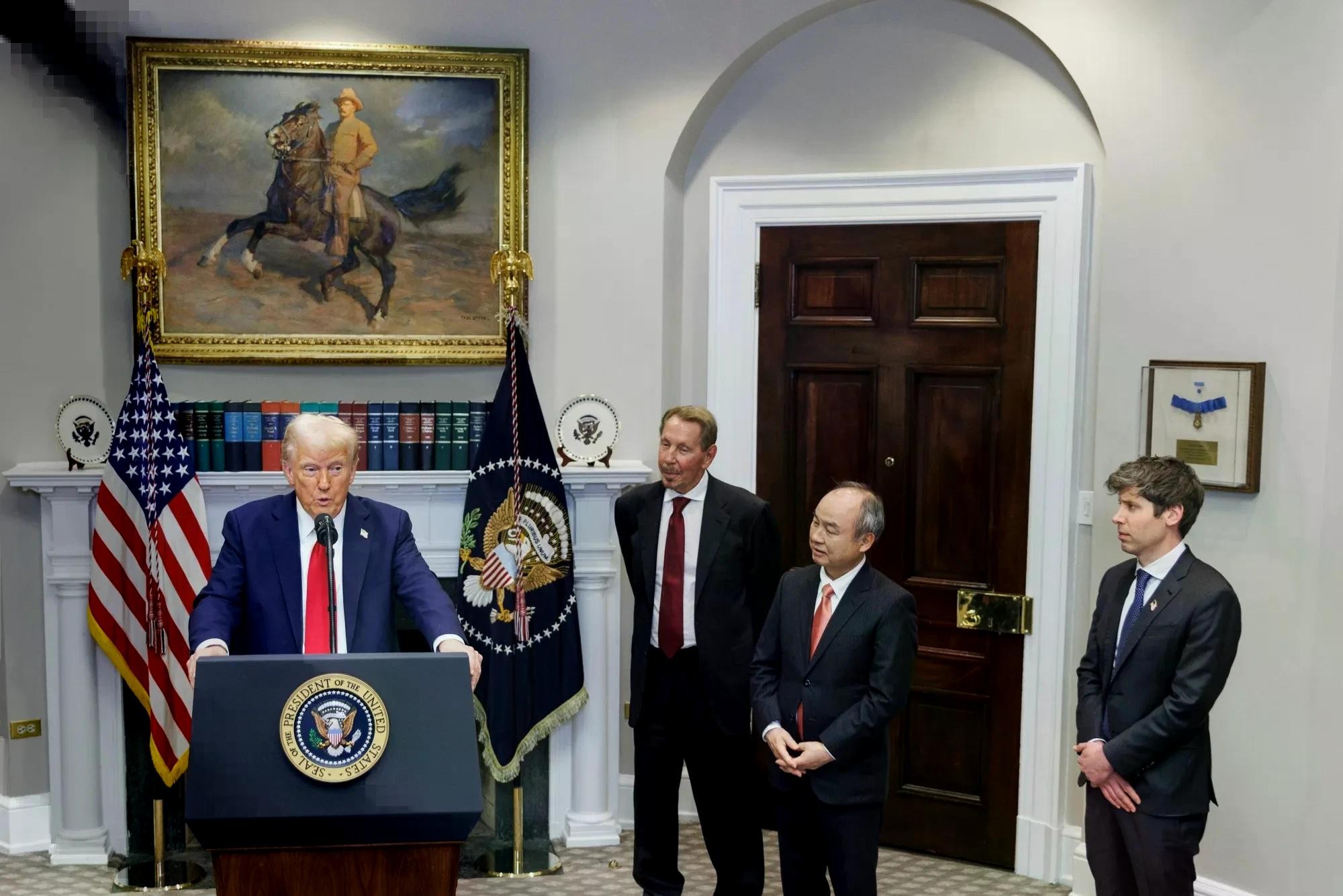 Sam Altman được ưu ái dưới thời Tổng thống Trump. Ảnh: Bloomberg.