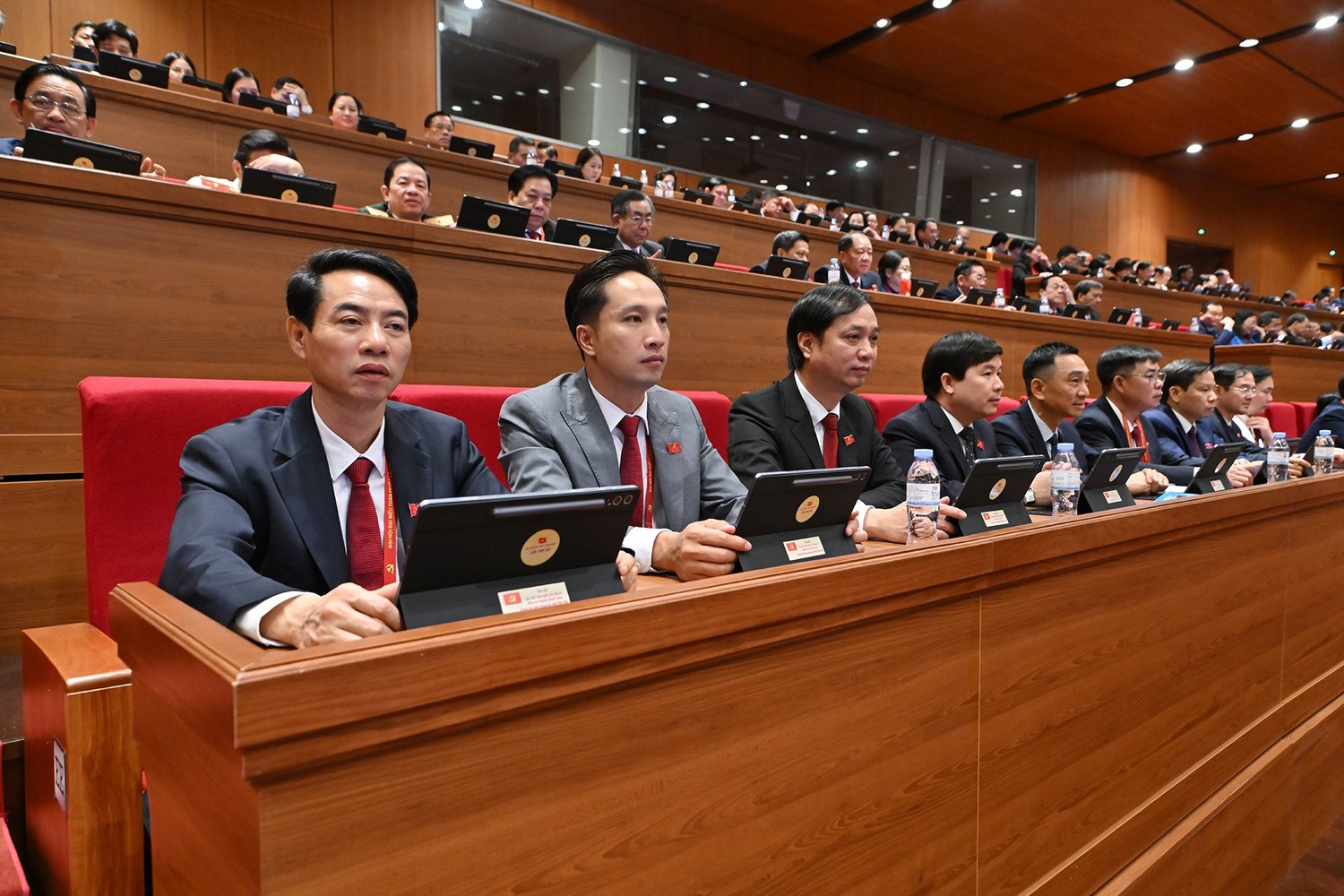 Các đại biểu đoàn Phú Thọ dự phiên trù bị của Đại hội đại biểu toàn quốc lần thứ XIV.