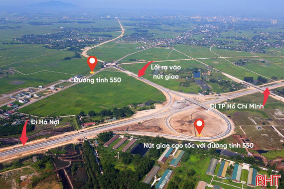 Hướng dẫn vào ra 6 nút giao trên 2 tuyến cao tốc mới ở Hà Tĩnh