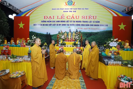 Đại lễ cầu siêu, tưởng niệm các anh hùng liệt sỹ tại Nghĩa trang Liệt sỹ Nầm 