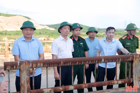 Chủ tịch UBND tỉnh Hà Tĩnh: Chủ động bảo đảm an toàn hồ, đập trước mùa mưa lũ