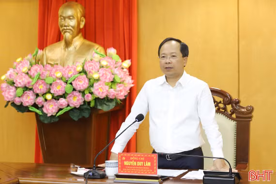 Bí thư Tỉnh ủy Nguyễn Duy Lâm: Tiếp tục tập trung cao, phấn đấu đạt mục tiêu tăng trưởng trên 10%