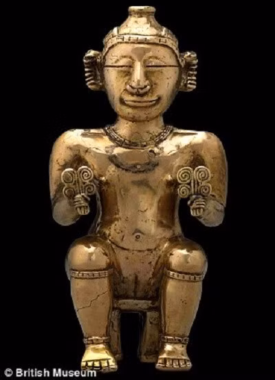 Một bức tượng khắc họa phụ nữ.