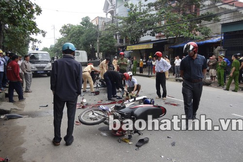 Hiện trường vụ tai nạn