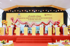 Khởi công Dự án Khu đô thị, thương mại dịch vụ, biệt thự sinh thái Nam Cầu Phủ