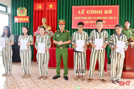 Tiếp tục làm tốt chính sách nhân đạo và tạo sinh kế cho người được đặc xá