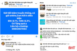 Cảnh giác thủ đoạn lừa đảo “tiết kiệm lãi suất cao” trên mạng xã hội