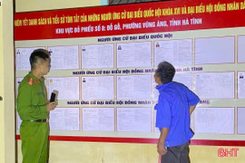 Bám sát địa bàn, đảm bảo ngày hội bầu cử diễn ra an toàn, đúng quy định