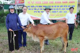 Nhiều nguồn hỗ trợ đến với người nghèo Vũ Quang