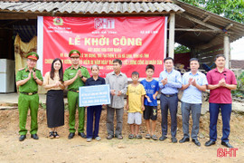 Khởi công nhà tình nghĩa cho gia đình khó khăn ở xã Hà Linh