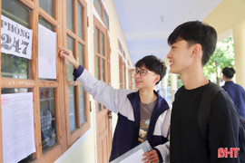 Hơn 17.300 thí sinh Hà Tĩnh làm thủ tục dự thi tốt nghiệp THPT 2025