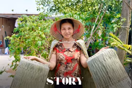 Tôi "gói" hồn quê vào từng nếp lá tơi