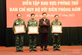 Bế mạc diễn tập khu vực phòng thủ Ban Chỉ huy Bộ đội Biên phòng