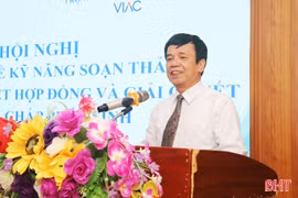 Trang bị kỹ năng giải quyết tranh chấp cho cán bộ lĩnh vực pháp chế
