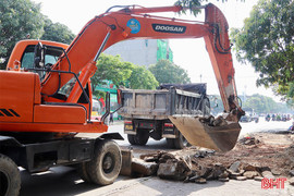 Không khí khẩn trương trên các công trường lớn ở Hà Tĩnh