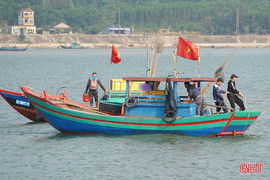 Hà Tĩnh: Hàng trăm tàu, thuyền vào bờ tránh trú bão số 5