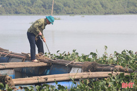 Chủ động gia cố hồ nuôi, ứng phó với bão Bualoi 