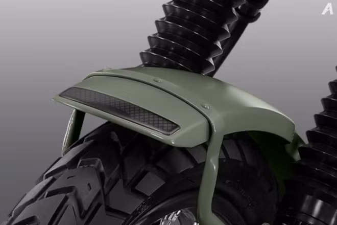 Honda CT125 màu Safari Green nhìn độc đáo