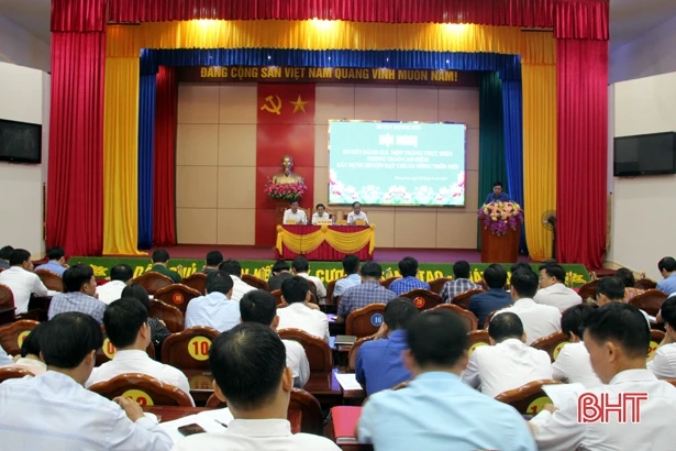 Hương Sơn tiếp tục lan tỏa khí thế xây dựng NTM trong 60 ngày tiếp theo