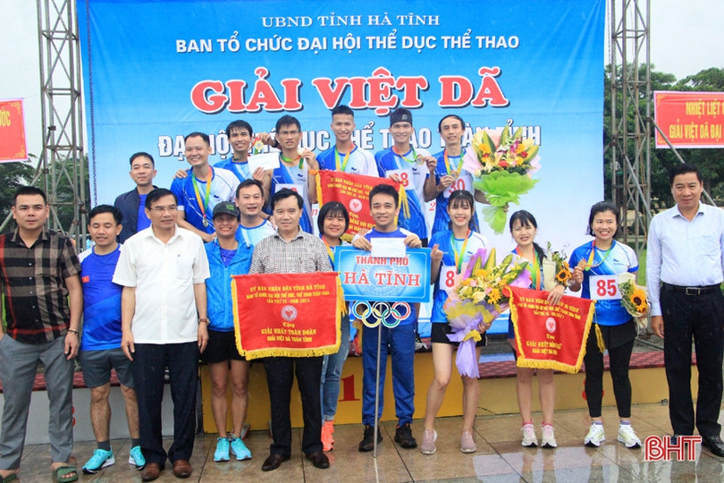 Thành phố Hà Tĩnh nhất toàn đoàn Giải Việt dã toàn tỉnh năm 2021