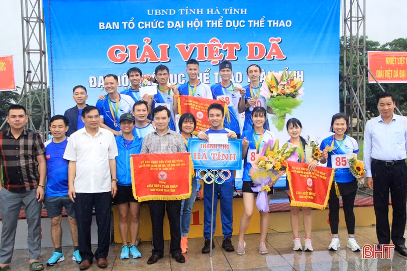 Thành phố Hà Tĩnh nhất toàn đoàn Giải Việt dã toàn tỉnh năm 2021